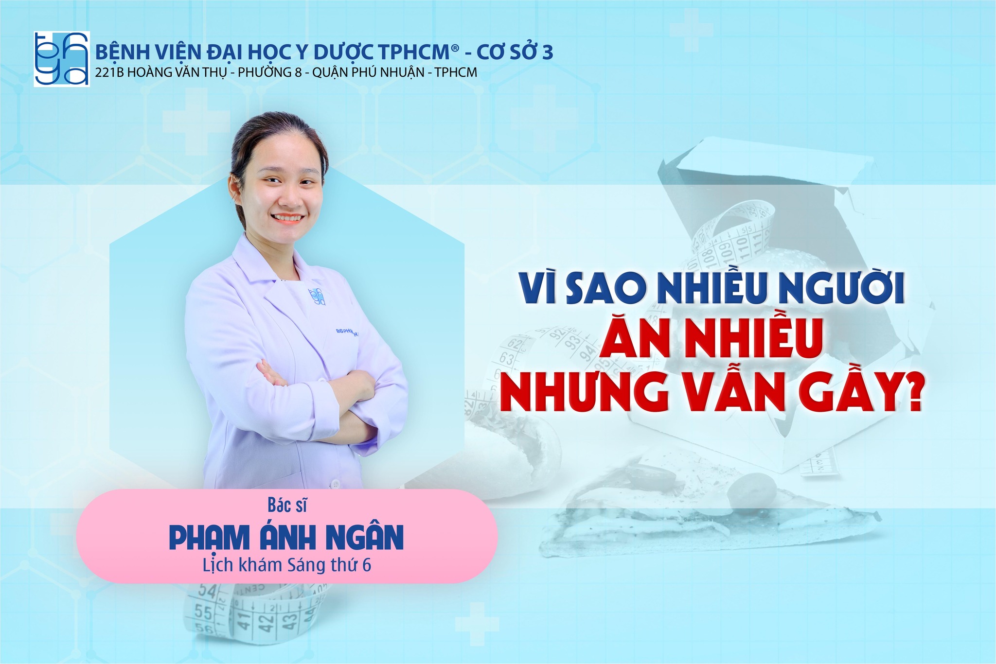 Vì sao ăn nhiều nhưng vẫn gầy?