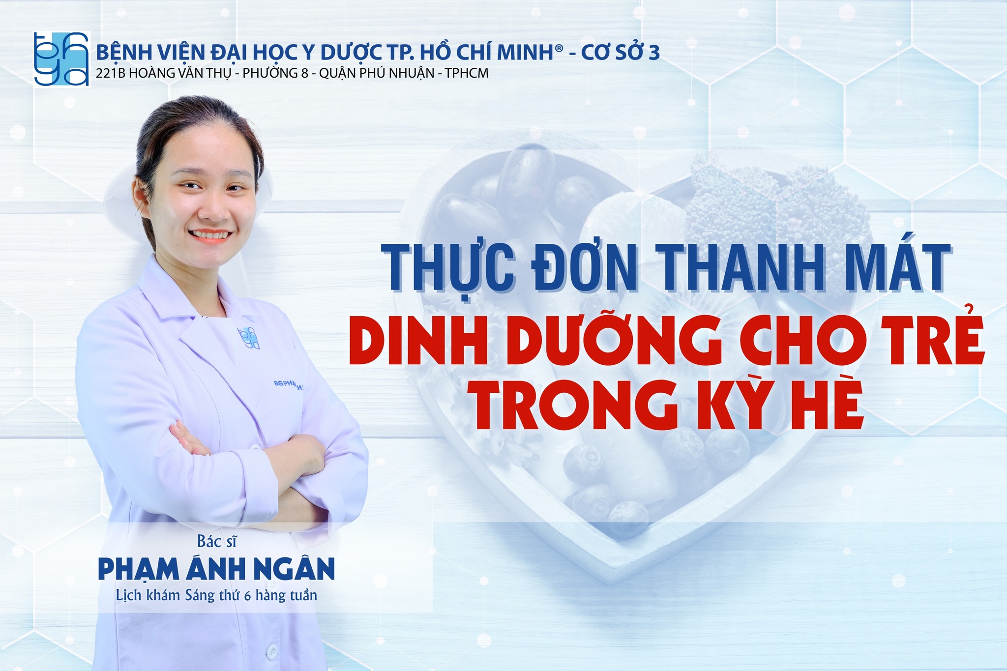 Dinh dưỡng cho trẻ thanh mát trong kỳ hè