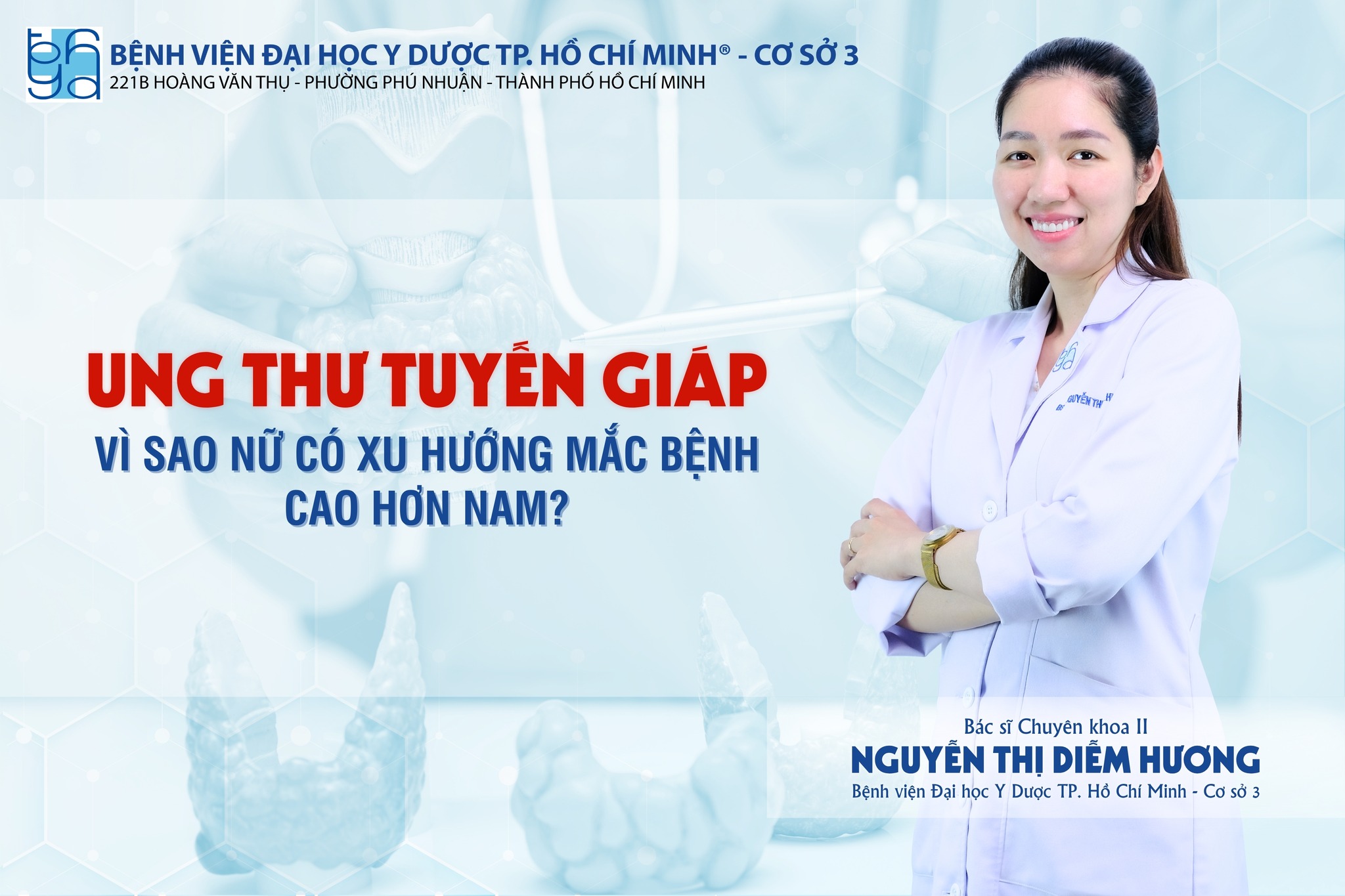 Ung thư tuyến giáp: Vì sao nữ có xu hướng mắc bệnh cao hơn nam?