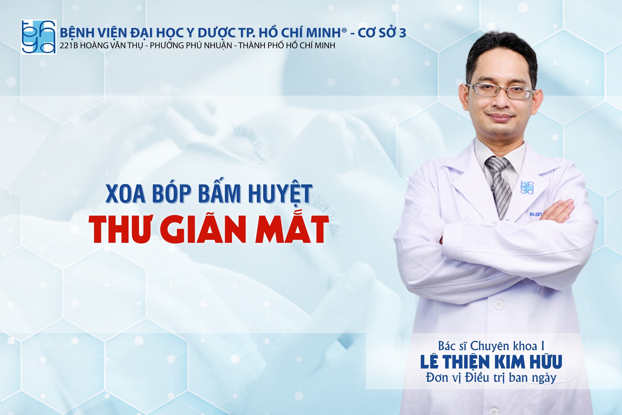 Xoa bóp bấm huyệt thư giãn mắt