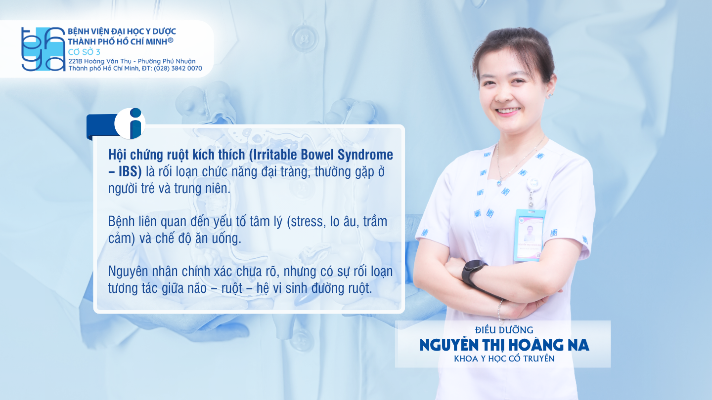 Dinh dưỡng trong hội chứng ruột kích thích (IBS)