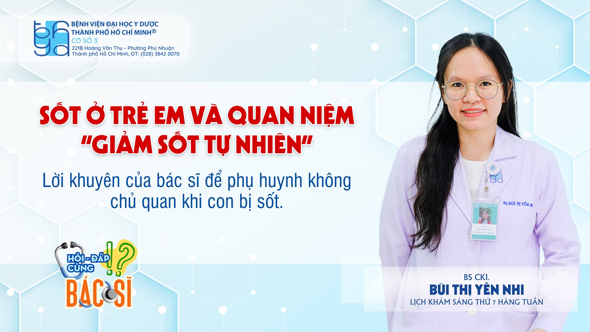 Lời khuyên của bác sĩ để phụ huynh không chủ quan khi con bị sốt.