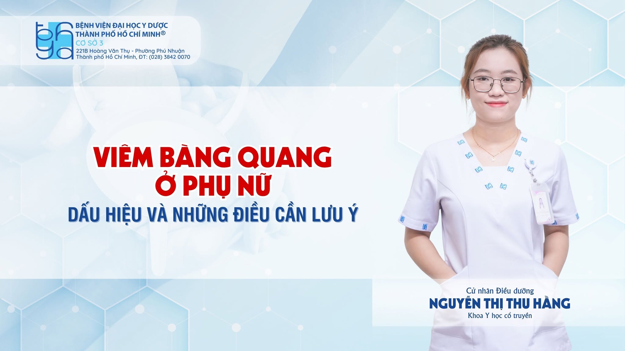 Viêm bàng quang ở phụ nữ, dấu hiệu và những điều cần lưu ý