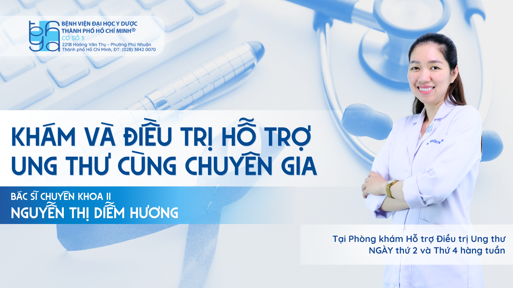 Khám và điều trị hỗ trợ ung thư bằng Y học cổ truyền, cùng Bác sĩ Chuyên khoa II Nguyễn Thị Diễm Hương